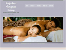 Tablet Screenshot of grprofessionalmassage.com